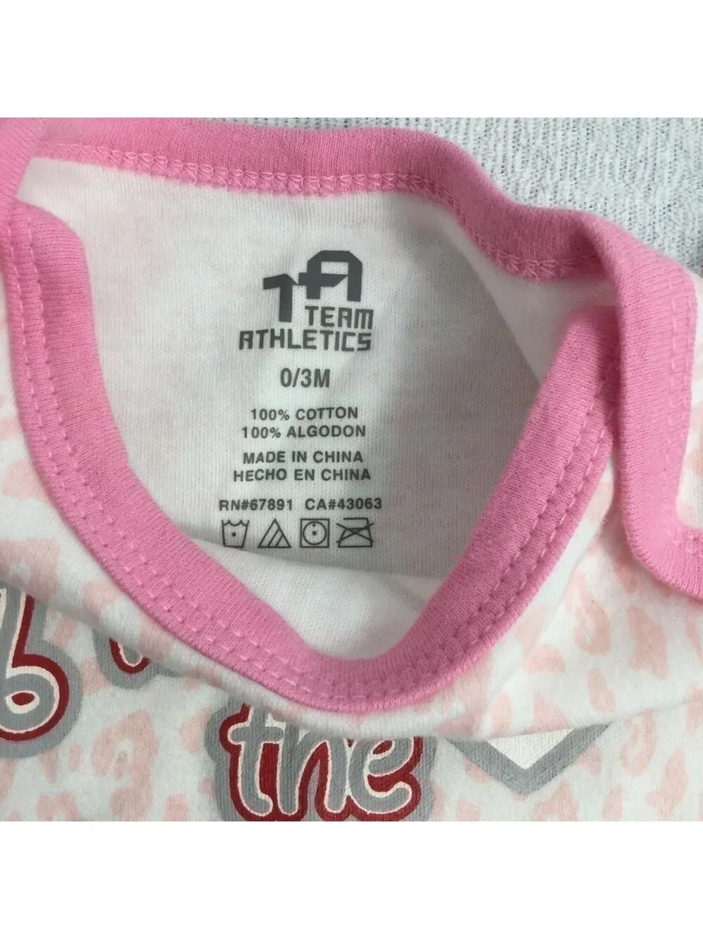 The University Of Alabama Crimson Tide Onesie Lot
